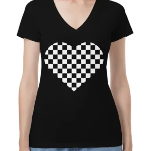 Danielle Cabral The Real Housewives of New Jersey Checkered Heart T-Shirt
