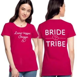 Long Legged Chezza Bride Tribe Tee Nikki Newman Trying