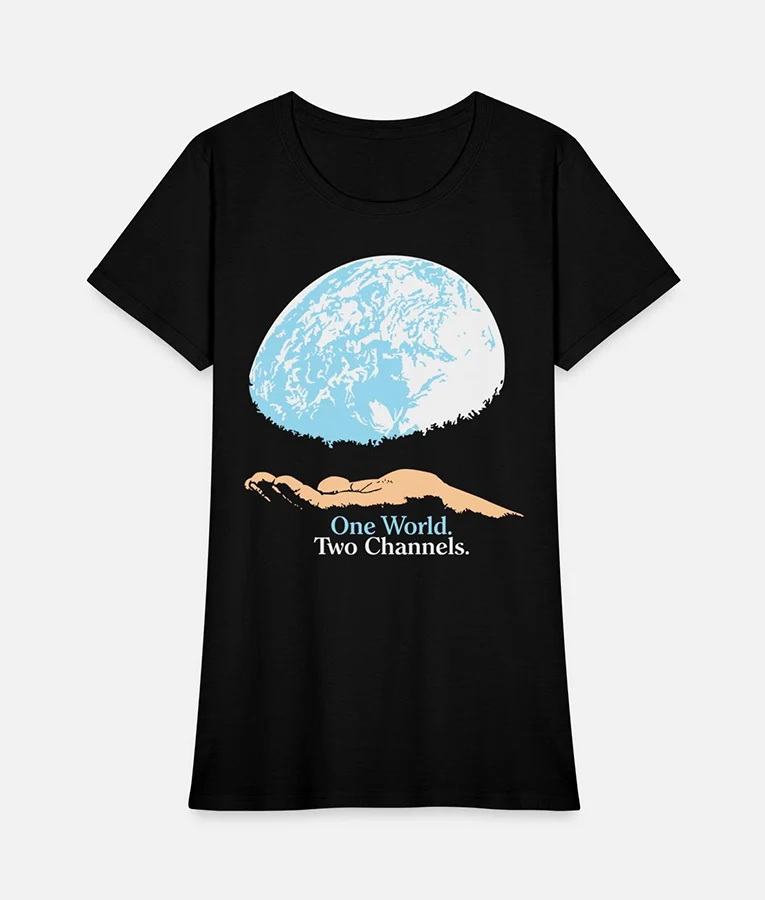 One World Two Channels Tee