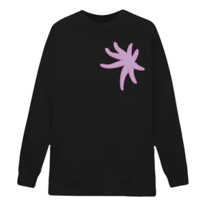 Pink Star Flower Sweatshirt