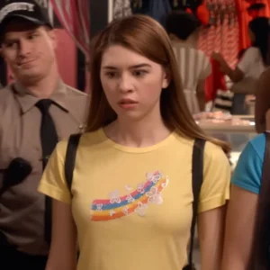 That 90s Show Leia Forman Butterflies Yellow Tee