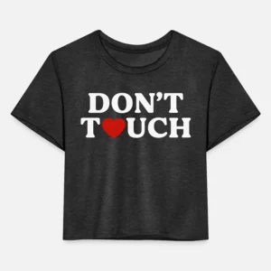 Gionna Daddio WWE Raw Don't Touch Crop T-Shirt