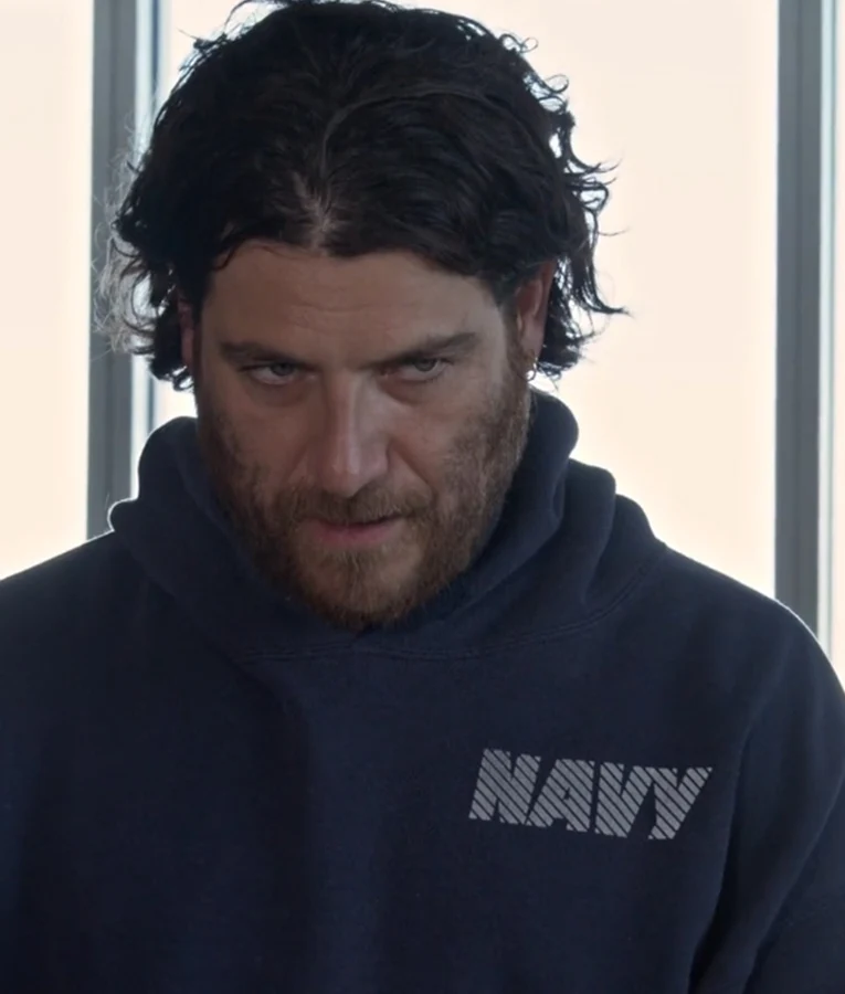 Adam Pally Mr. Throwback Navy Hoodie