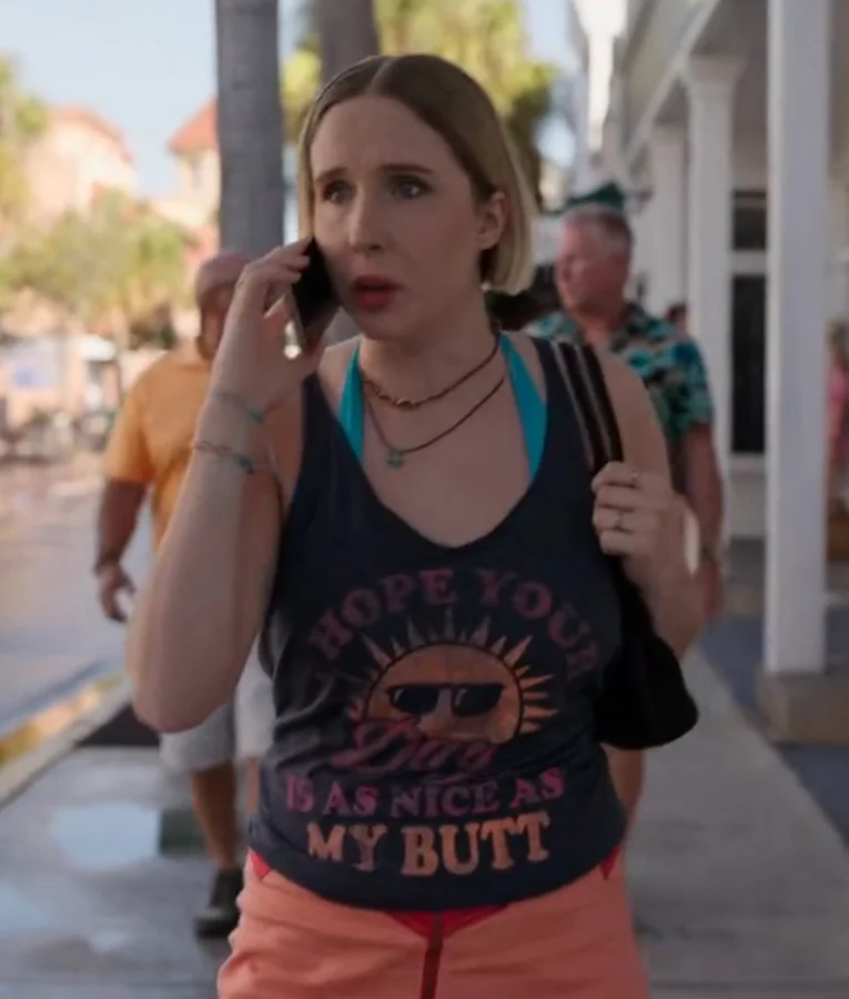 Bad Monkey Madeline I Hope Your Day is as Nice as My Butt Tank Top