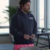 Danny Mr. Throwback Adam Pally Navy Hoodie