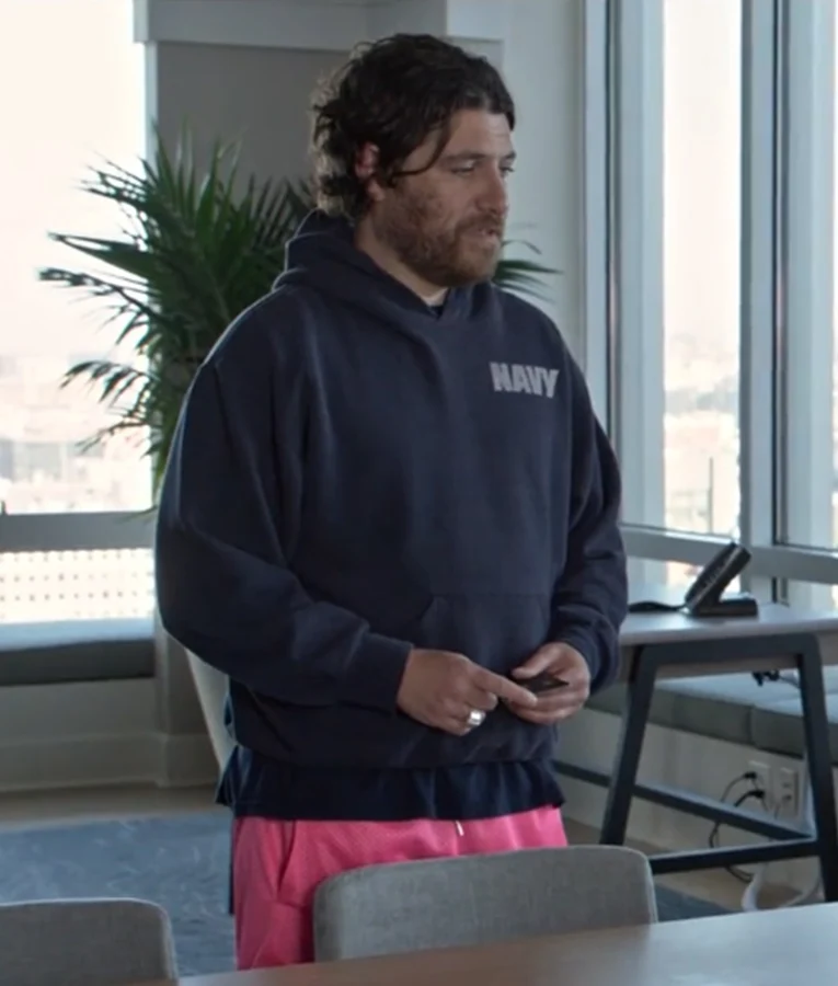Danny Mr. Throwback Adam Pally Navy Hoodie