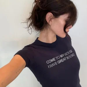 Kaia Gerber Come To My House I Have Great Books T-Shirt