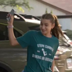 Layla Scalisi Mr. Throwback Charlie Steph Curry’s Dunking On Disease T-Shirt