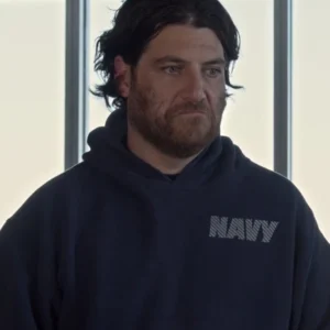 Mr. Throwback Adam Pally Navy Hoodie