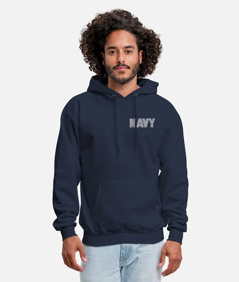 Mr. Throwback Navy Adam Pally Hoodie
