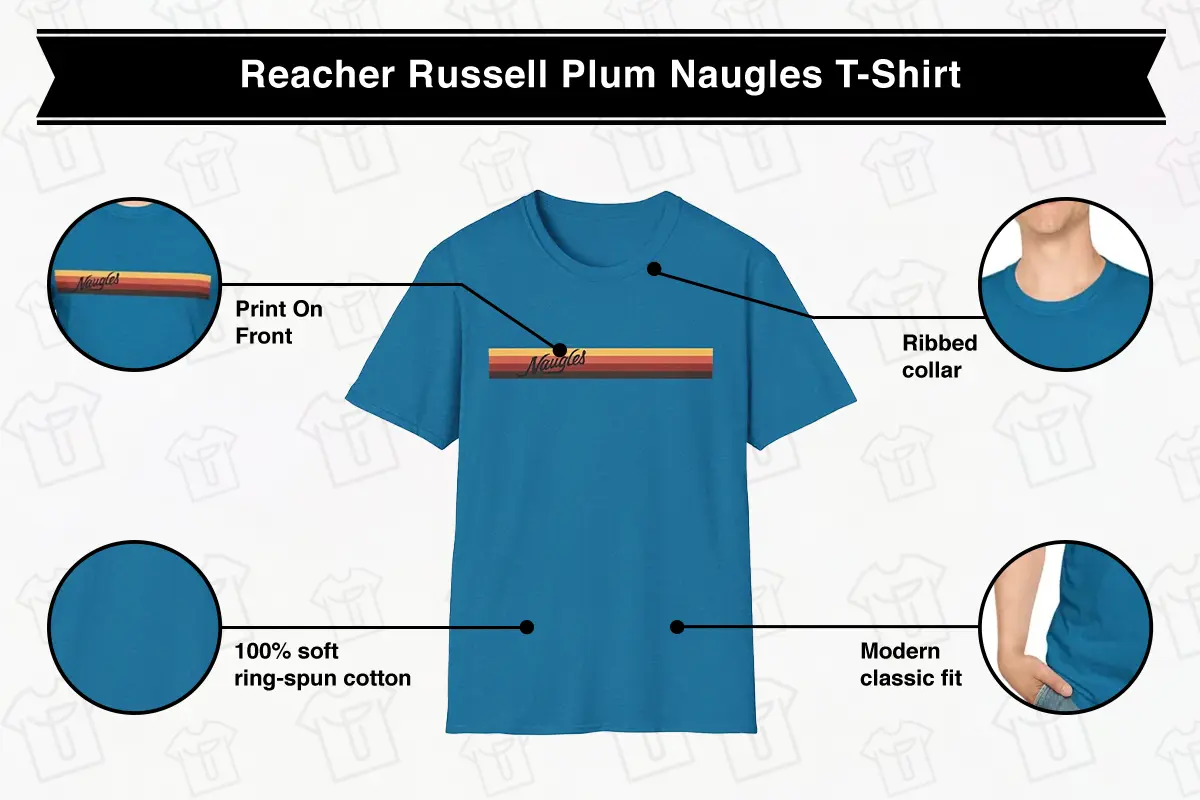 Reacher Russell Plum Naugles T-Shirt