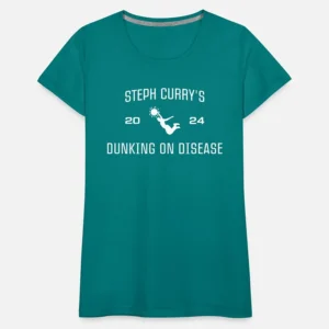 Steph Curry’s Dunking On Disease Tee Mr. Throwback