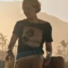 Emily Wright Palm Tree Tee Rescue HI-Surf