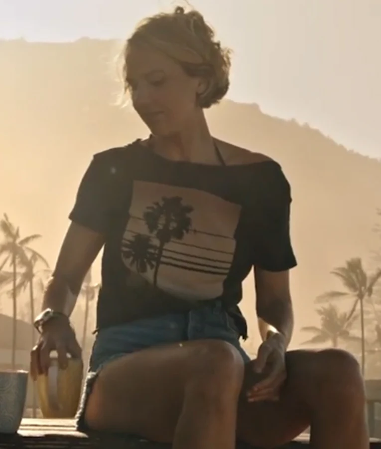 Emily Wright Palm Tree Tee Rescue HI-Surf