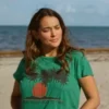 Natalie Martinez Bad Monkey Dr. Rosa Campesino Here Today Gone to Maui T-Shirt