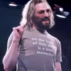 On The Front Of This Shirt is a False Statement Tee George Saturday Night