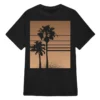 Rescue HI-Surf Emily Palm Tree Black T-Shirt