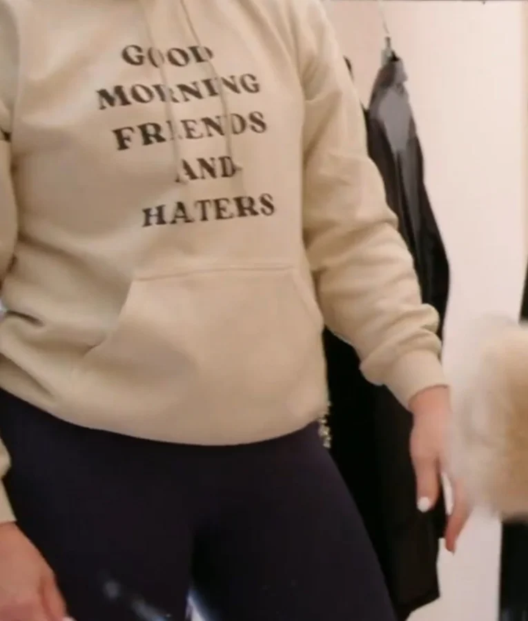 The Real Housewives of Orange County Emily Simpson Good Morning Friends and Haters Hoodie