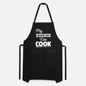 Derek Shrinking My Black Ass Can Cook Apron