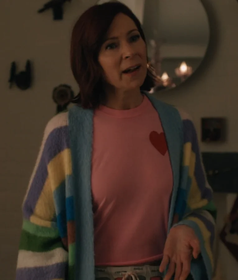 Carrie Preston Elsbeth Tascioni Red Heart Pink Shirt