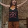 Jackie Sandler Kinda Pregnant Peace Love & Nursing Tank Top