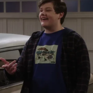 Maxwell Simkins Shifting Gears Carter Dinosaur Blue T-Shirt