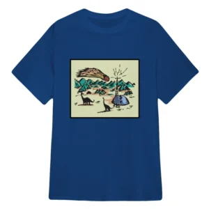 Shifting Gears Dinosaur Carter Blue Shirt