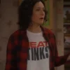 Sara Gilbert The Conners Darlene Conner Meat Stinks T-Shirt