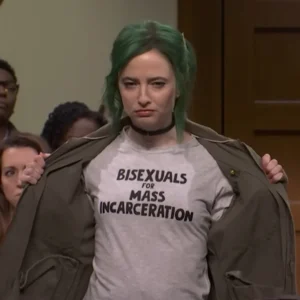 Saturday Night Live Sarah Sherman Bisexuals For Mass Incarceration T-Shirt