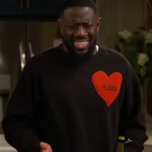 Sheaun McKinney The Neighborhood Malcom Self Love Black Sweatshirt