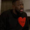The Neighborhood Malcom Self Love Black Sweatshirt