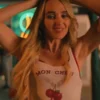 Chloe Fineman Summer of 69 Santa Monica Mon Cheri Tank Top