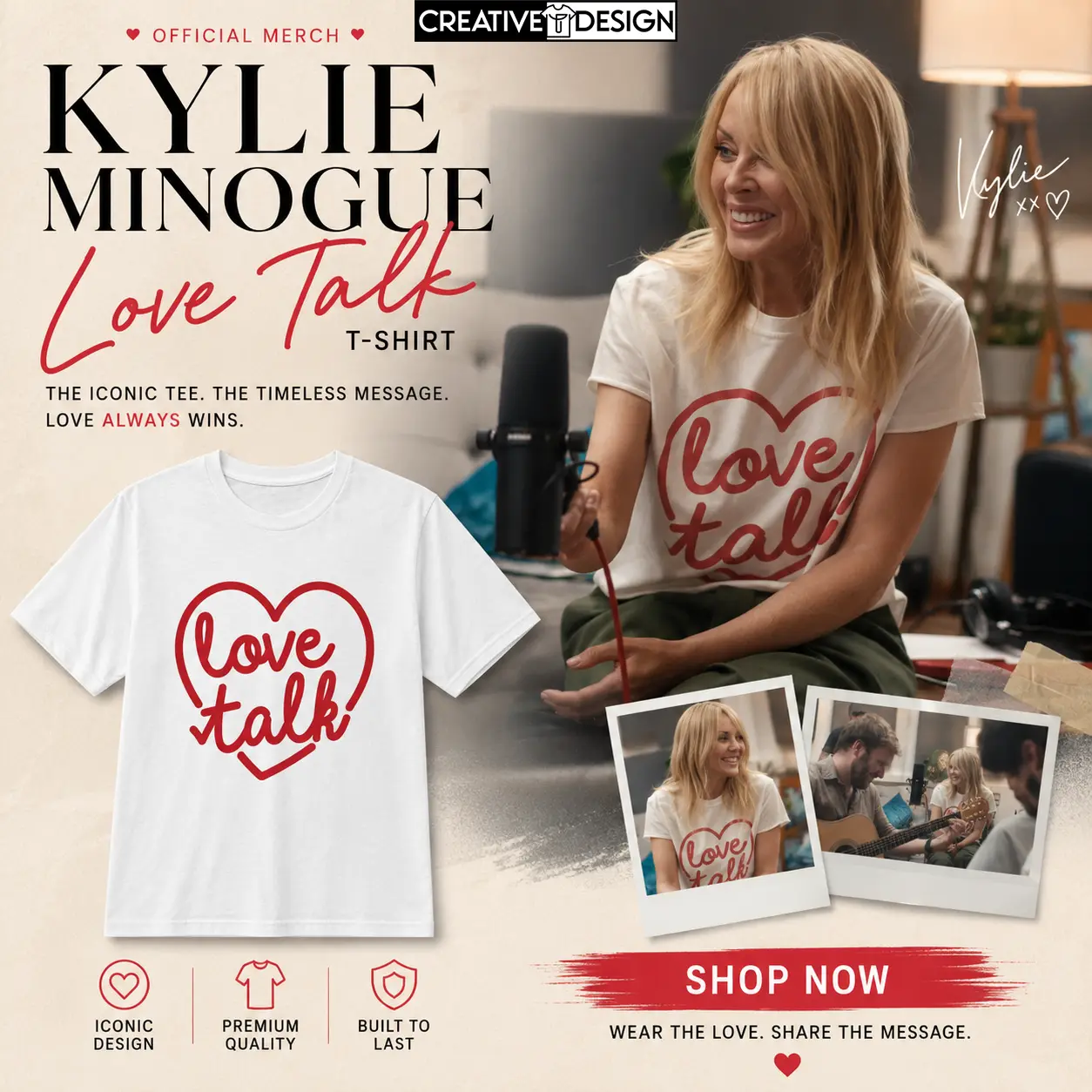 Kylie Minogue Love Talk T-Shirt