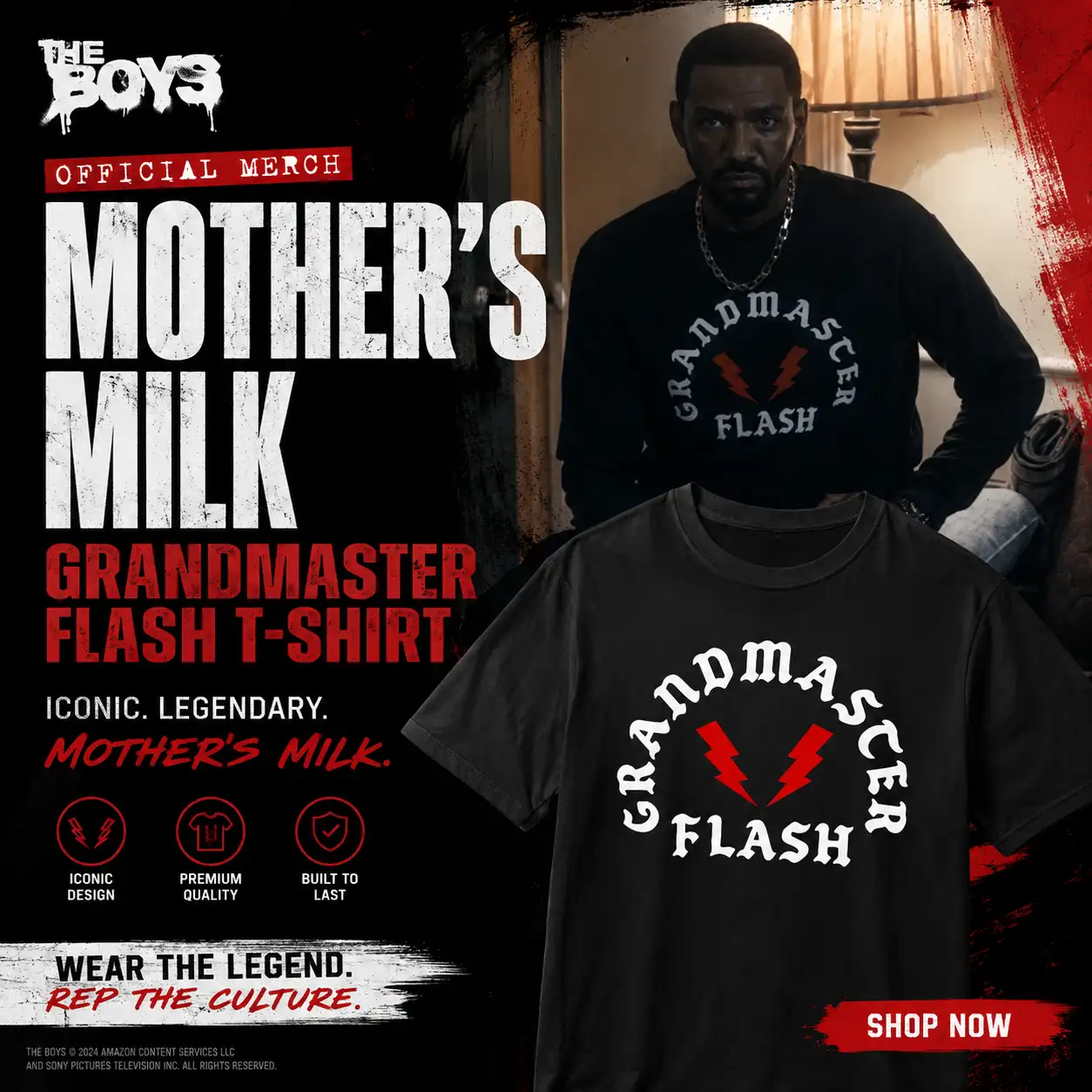 The Boys Mother’s Milk Grandmaster Flash T-Shirt