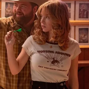 Americana Sydney Sweeney Horsing Around T-Shirt