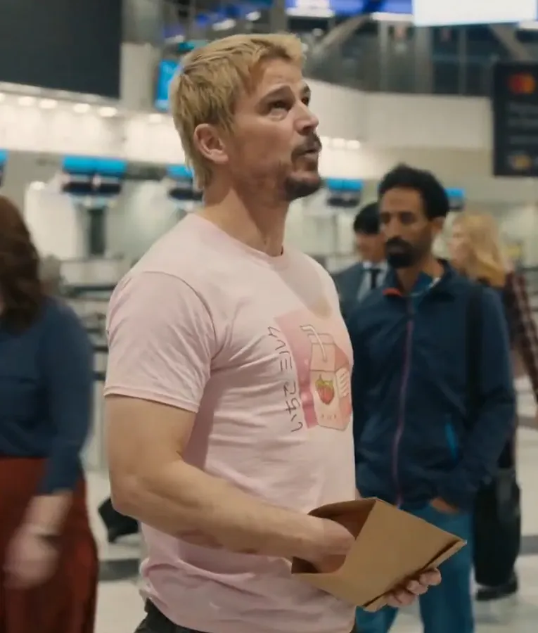 Lucas Fight or Flight Strawberry Milk Pink T-Shirt
