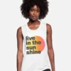 New York Living Live in the Sunshine Muscle Tank Top