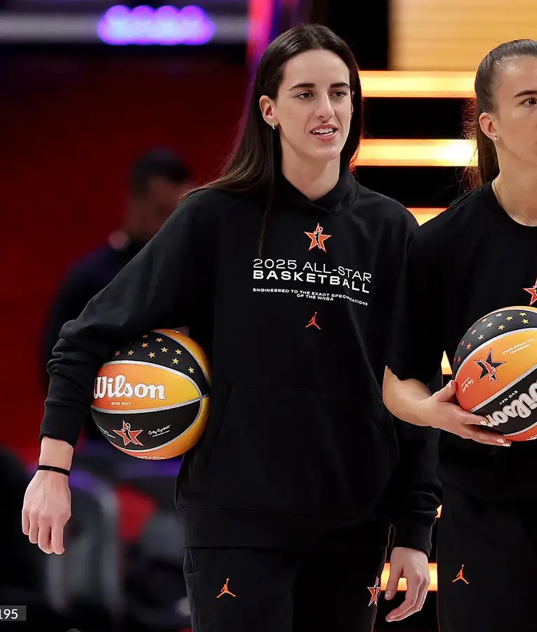WNBA All-Star Caitlin Clark 2025 All Star Basketball Hoodie
