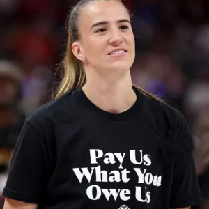 WNBA All-Star Sabrina Ionescu Pay us what you owe us T-Shirt