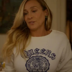 And Just Like That Carrie Bradshaw Queens College Sweatshirt