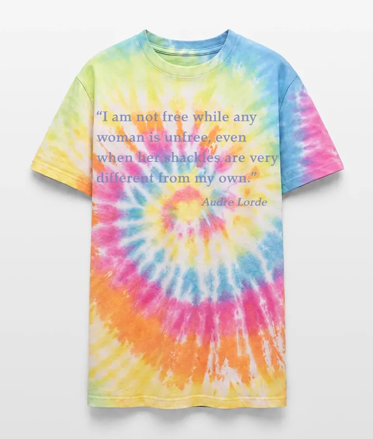 I am not free while any woman is unfree even when her shackles are very different from my own. Audre Lorde Quote T-Shirt Cheryl Reeve