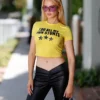 Sydney Paight I Do All My Own Stunts Crop Shirt