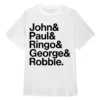 John & Paul & Ringo & George & Robbie Shirt Robbie Williams