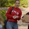 Lily James Swiped SMU Sweatshirt