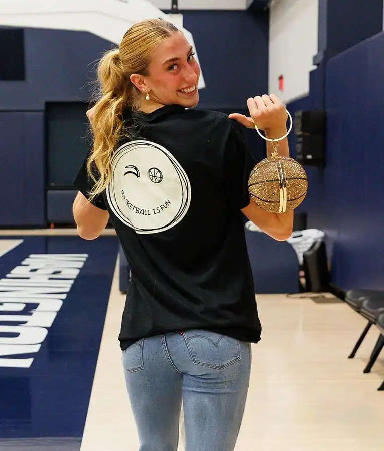 WNBA Washington Mystics Lucy Olsen Basketball is Fun T-Shirt
