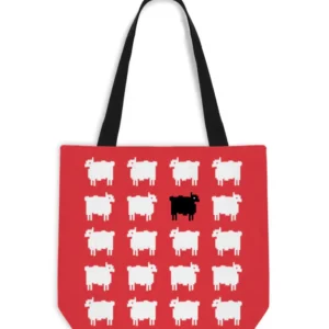 Elsbeth Carrie Preston Black Sheep Tote Bag