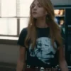 Kaitlin Olson High Potential Morgan Moon Beach Palm Tree T-Shirt