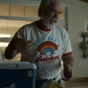 Sheriff Country Wes Fox Sittin' On A Rainbow T-Shirt