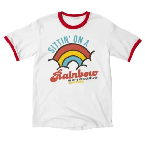 Sittin' On A Rainbow T-Shirt Wes Fox Sheriff Country