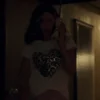 Stolen Girl Kate Beckinsale Leopard Heart Print Shirt